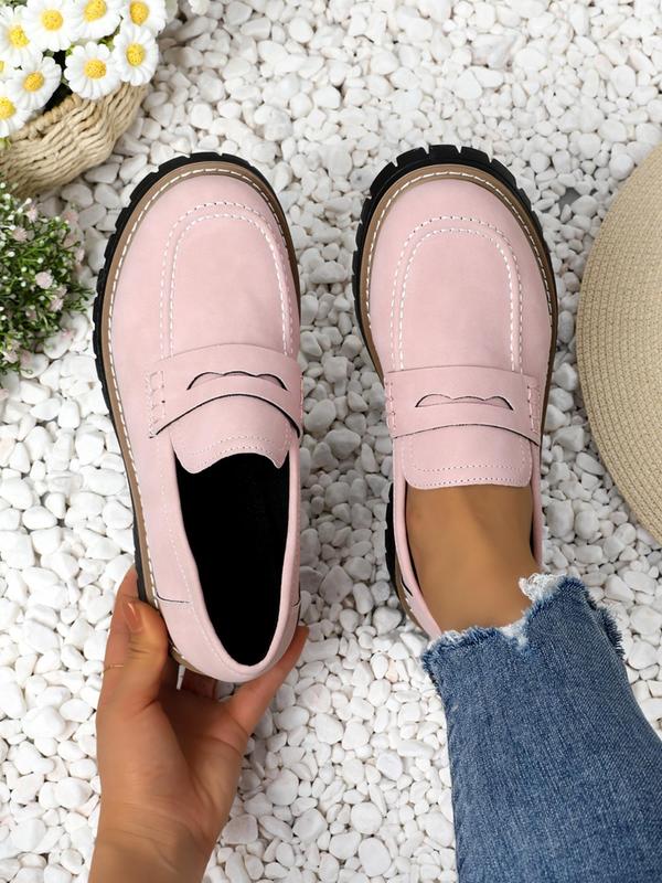 Sieviešu biezas zoles mokasīni