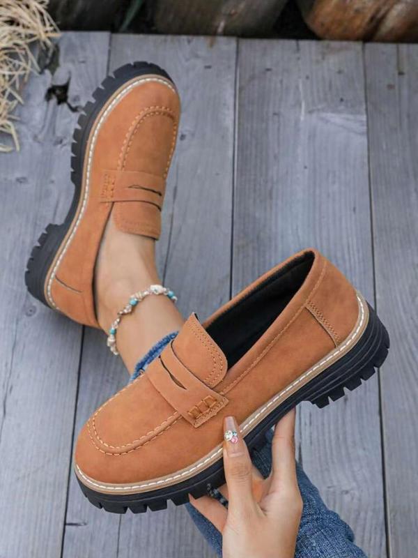 Sieviešu biezas zoles mokasīni