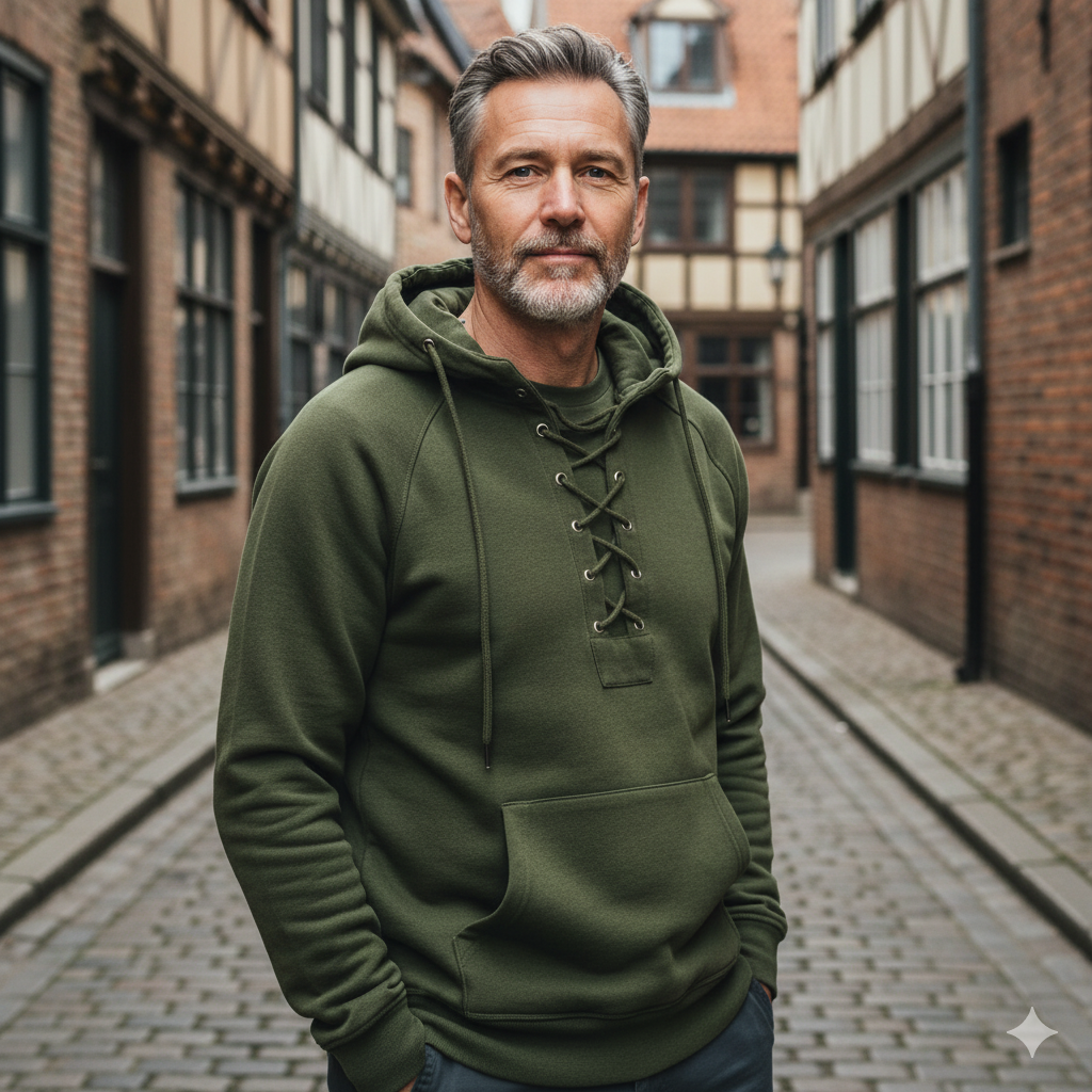 Rihards mežstila hoodijs